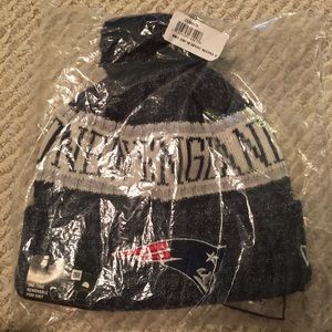 New England Patriots Pom Pom Hat